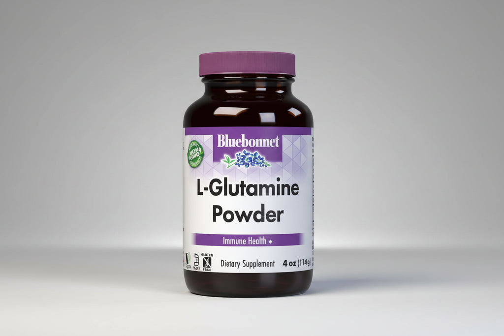 Bluebonnet Vitamins L-Glutamine Powder 4 oz | 5,000 mg front product image