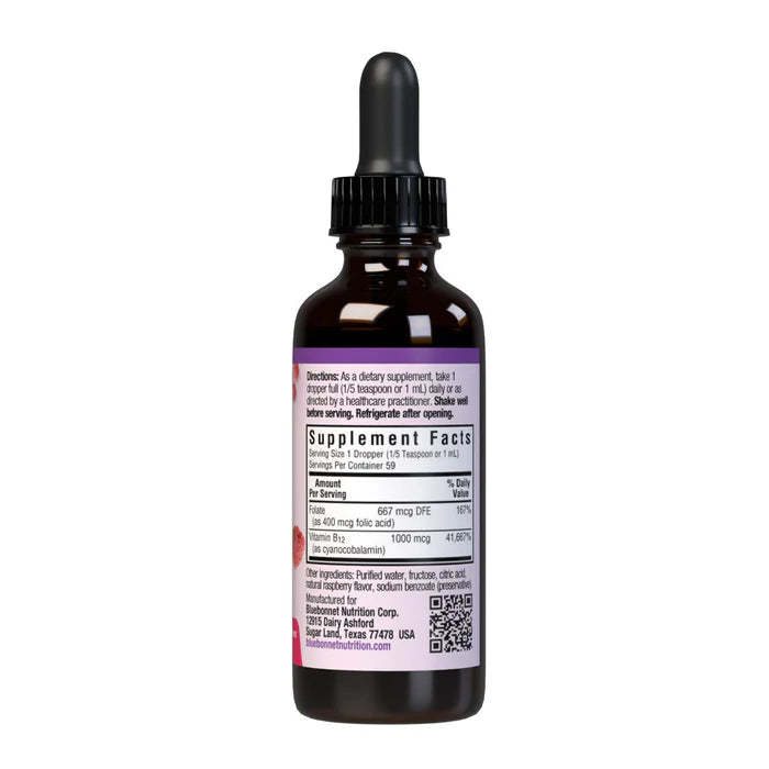 Bottle of dietary supplement with dropper on a white background