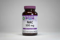 Bluebonnet NAC 500 mg dietary supplement bottle on a white background