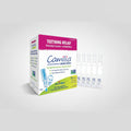 Camilia teething relief liquid doses packaging on a white background