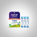 Sleep aid product packaging with multiple bottles on a white background