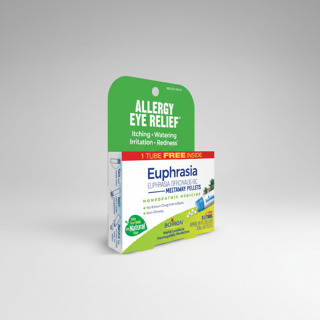 Boiron Euphrasia Allergy Eye Relief packaging on a white background