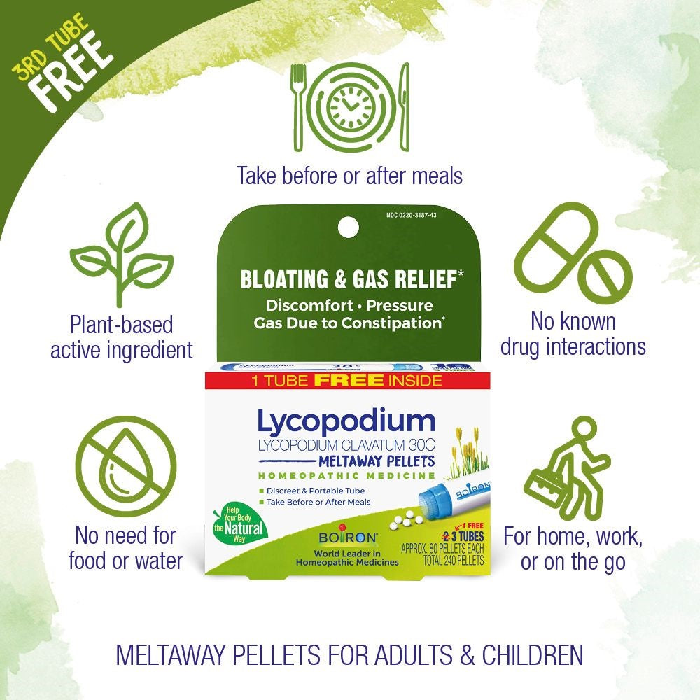 Boiron Lycopodium Clavatum 30C Bonus Pack 48 Doses