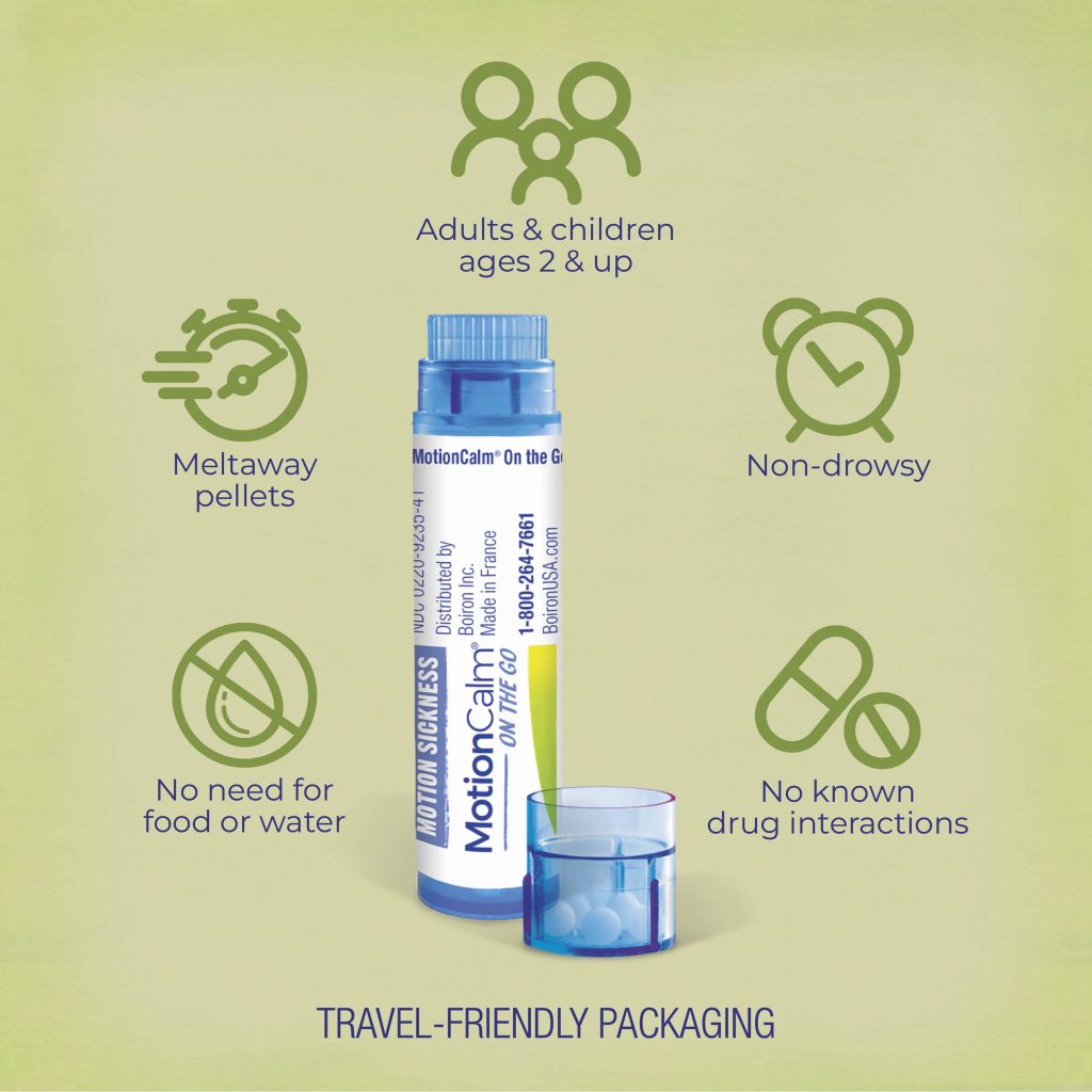 Boiron MotionCalm Homeopathic Travel Comfort Pellets On-the-Go