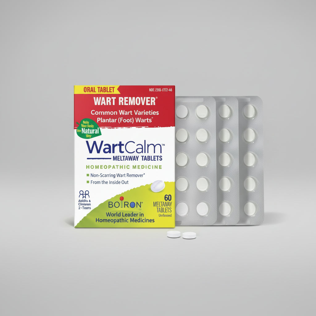 WartCalm Wart Remover packaging with blister pack on a white background