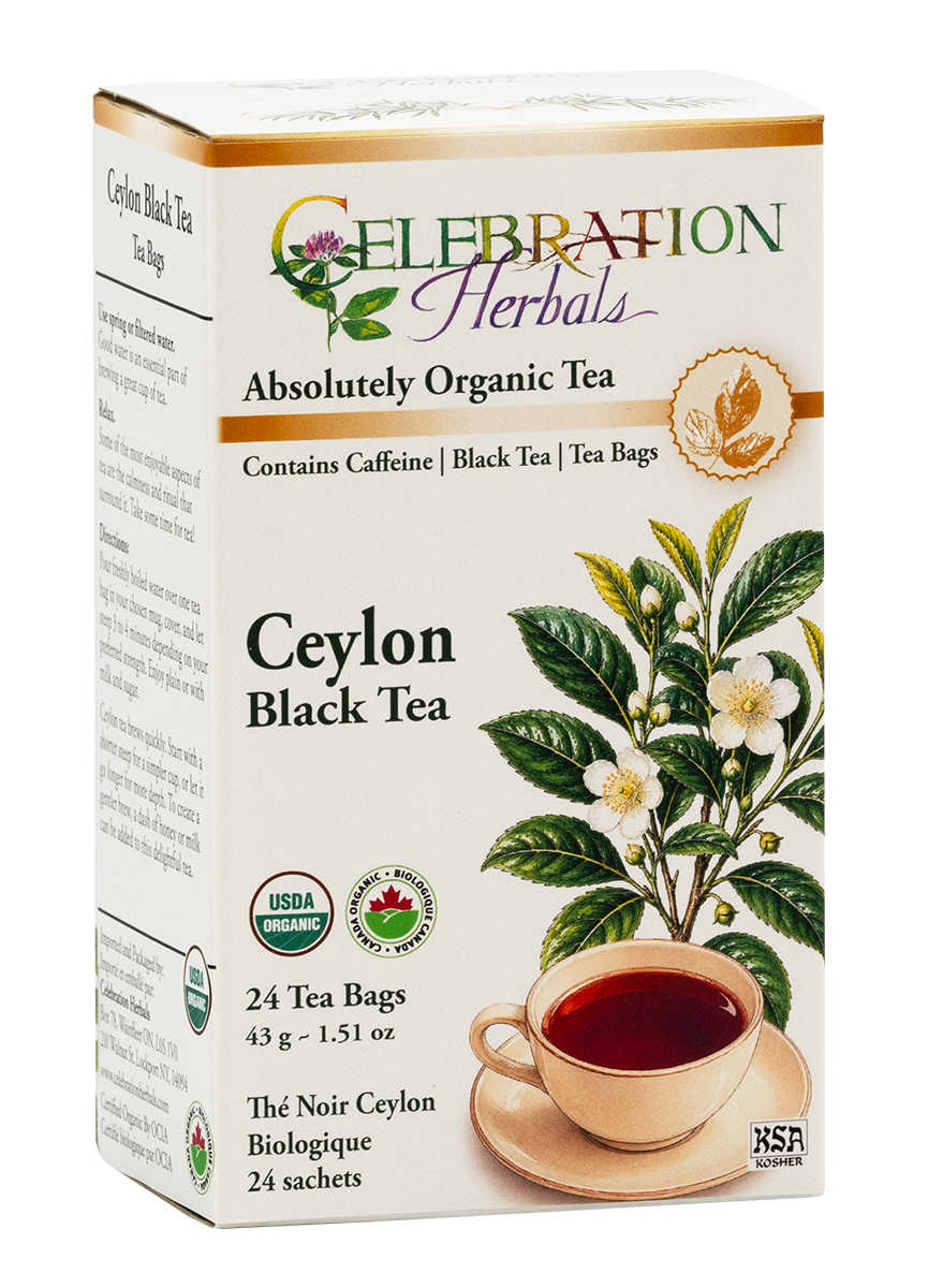 Celebration Herbals Organic Ceylon Black Tea – 24 Tea Bags
