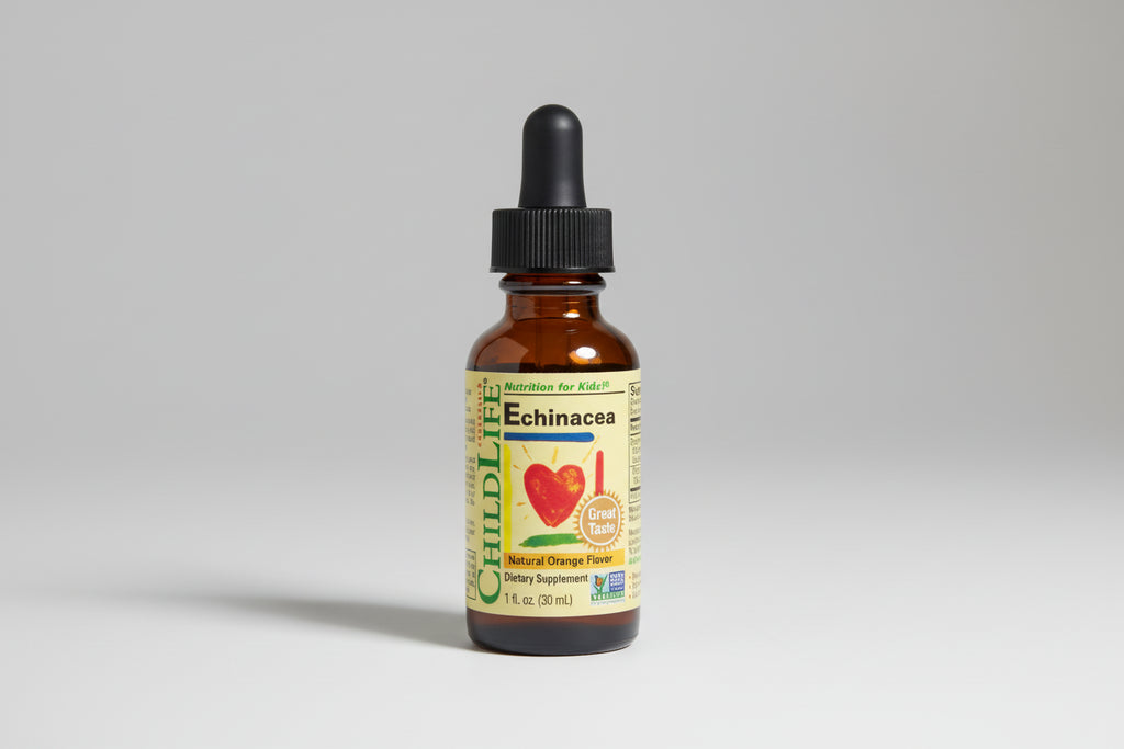 ChildLife Echinacea supplement bottle on a white background