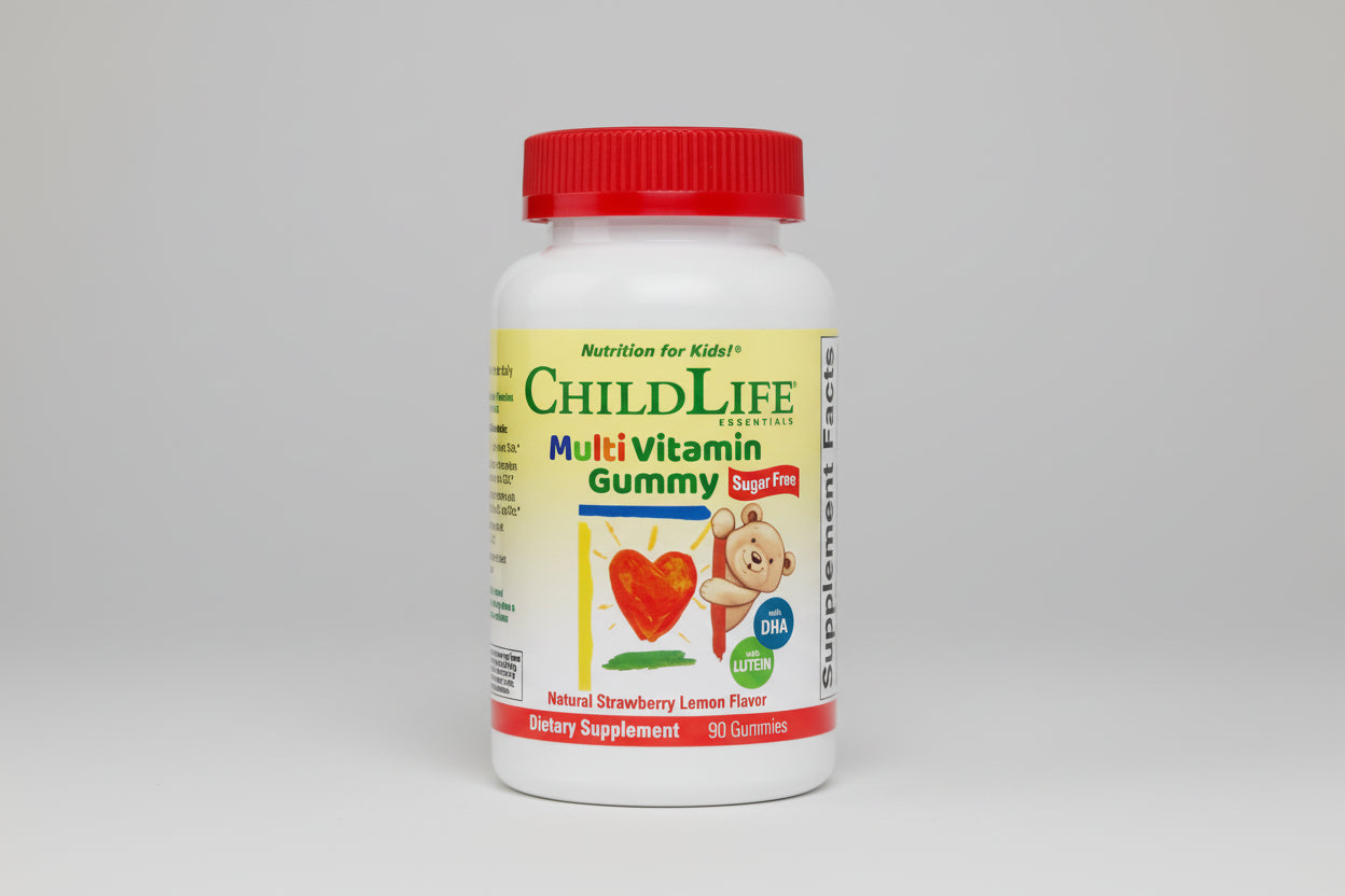 ChildLife MultiVitamin Gummy supplement bottle on a white background