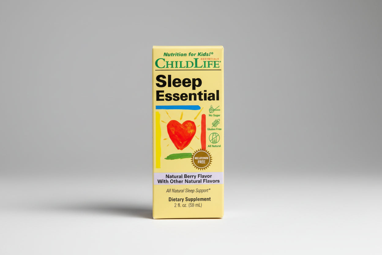ChildLife Sleep Essential dietary supplement box on a white background