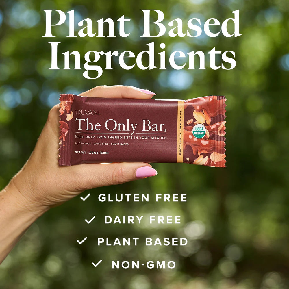 Truvani Chocolate Peanut Butter The Only Bar Single Serving Bar