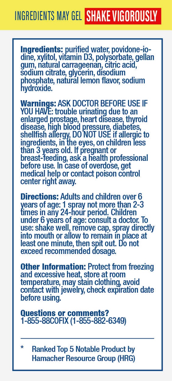 Product label with ingredients, warnings, and directions for use.