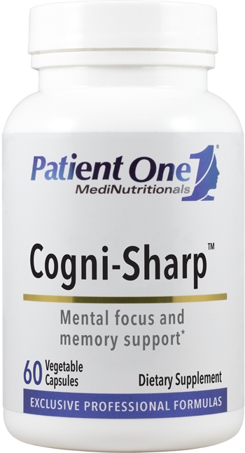 Patient One Cogni-Sharp™ 60 Capsules - front product image