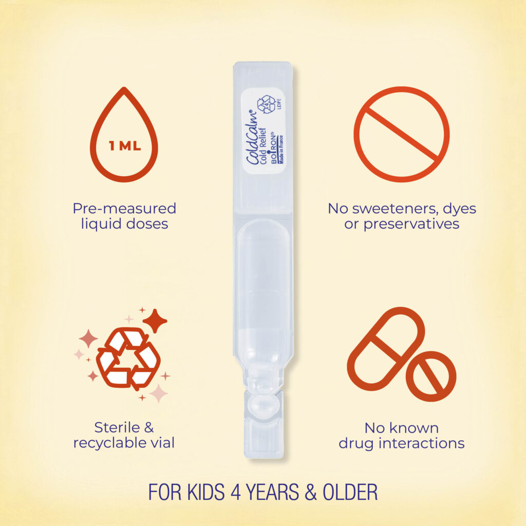Boiron ColdCalm Kids Liquid Doses 30 Pre-Measured Doses