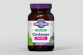 Oregon's Wild Harvest Organic Cordyceps supplement bottle with purple cap and label.