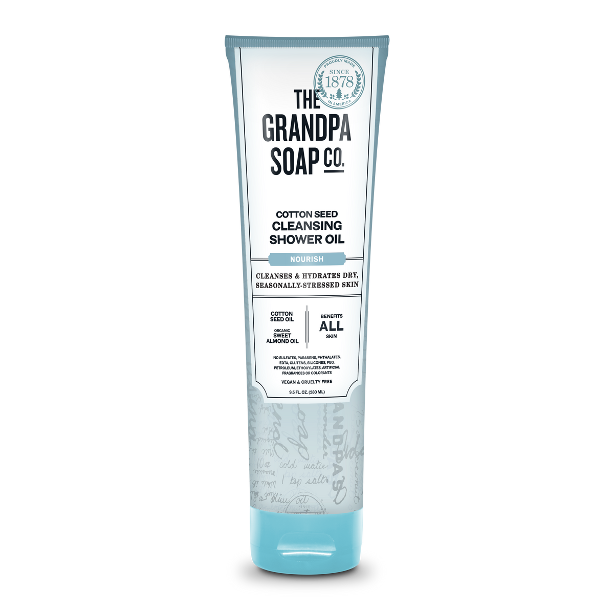 Grandpa’s Soap Cotton Seed Cleansing Shower Oil 9.5 fl oz