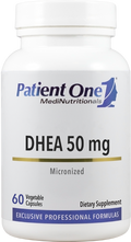 Patient One DHEA 50 mg Micronized 60 Capsules - front product image