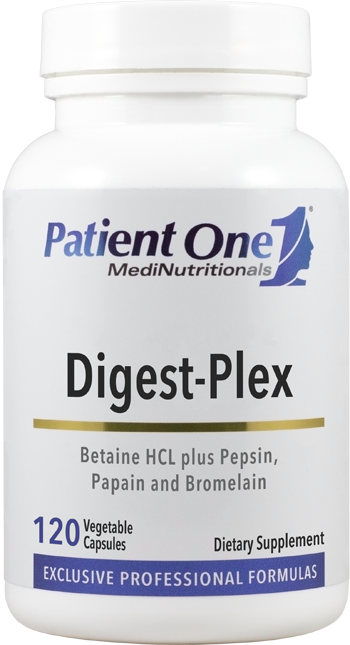Patient One Digest-Plex 120 Capsules - front product image