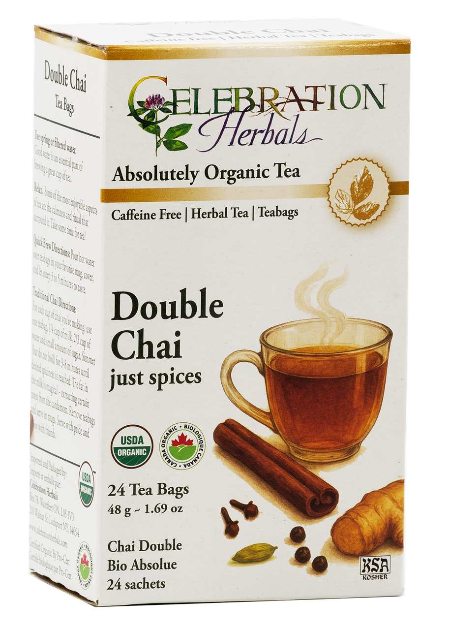Celebration Herbals Organic Double Chai Tea – 24 Tea Bags