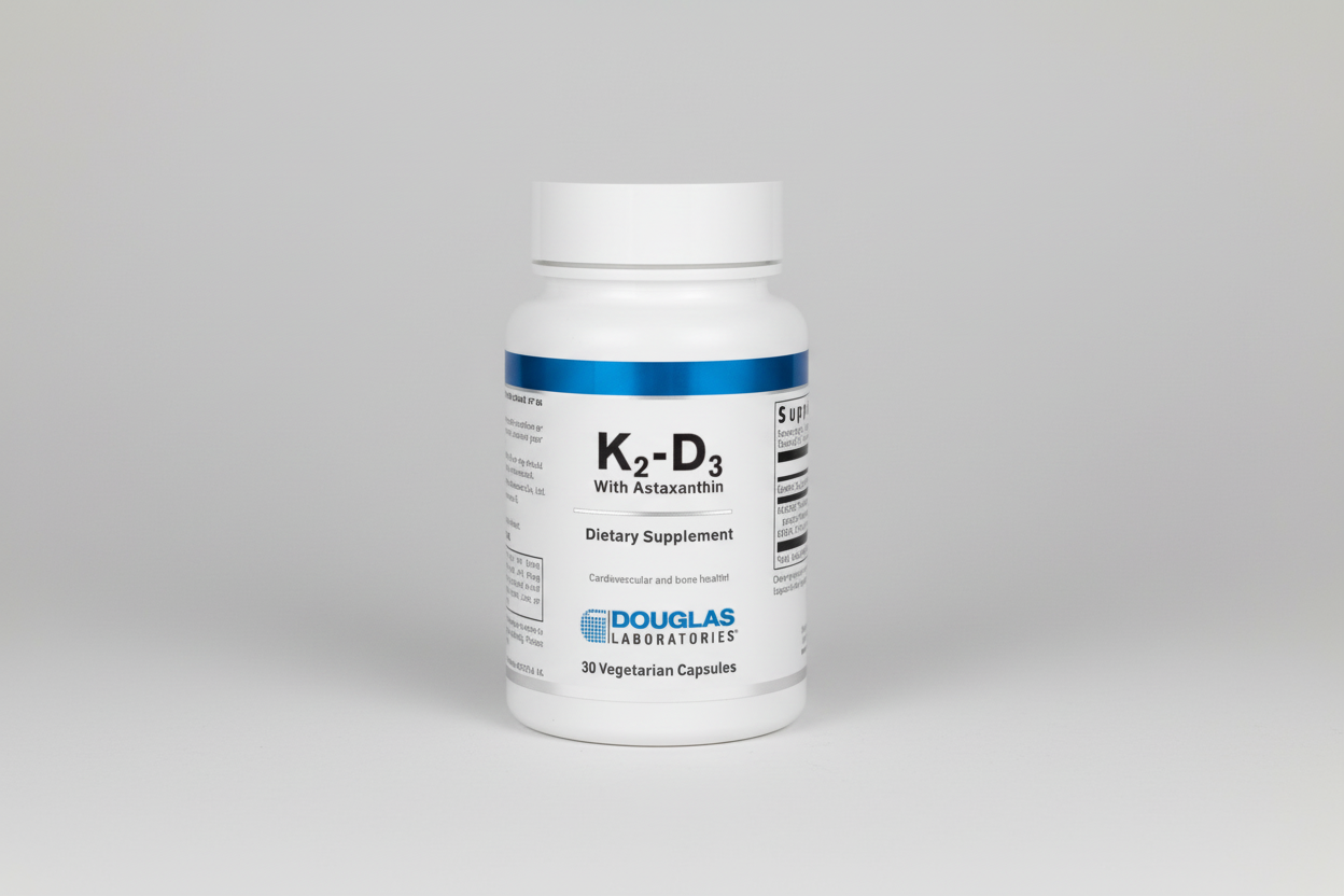 Douglas Laboratories K2-D3 with Astaxanthin - 30 Vegetarian Capsules