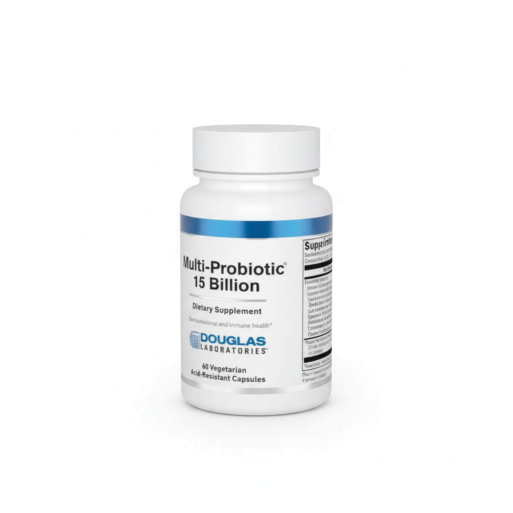 Douglas Laboratories Multi-Probiotic 15 Billion - 60 Vegetarian Acid-Resistant Capsules