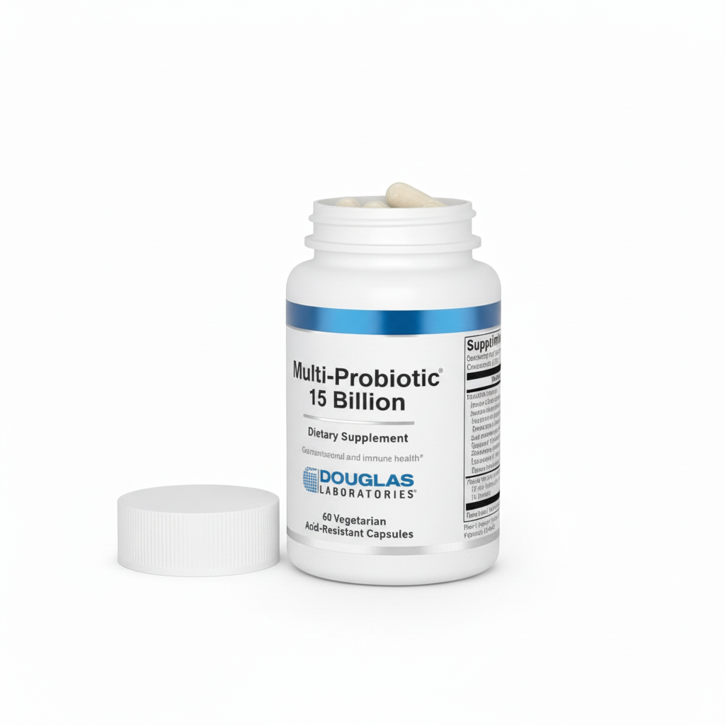 Douglas Laboratories Multi-Probiotic 15 Billion - 60 Vegetarian Acid-Resistant Capsules
