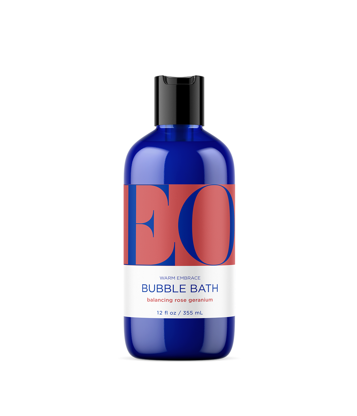 EO Products Warm Embrace Bubble Bath in Rose Geranium - 12 fl oz