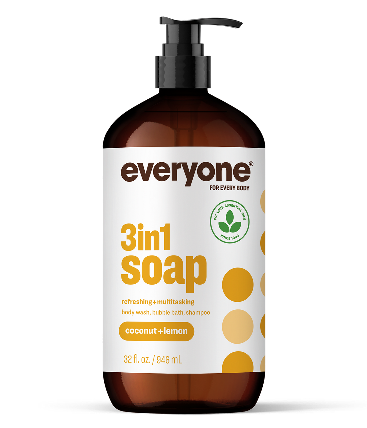 EO Products Everyone Coconut + Lemon 3in1 Soap - 32 fl oz