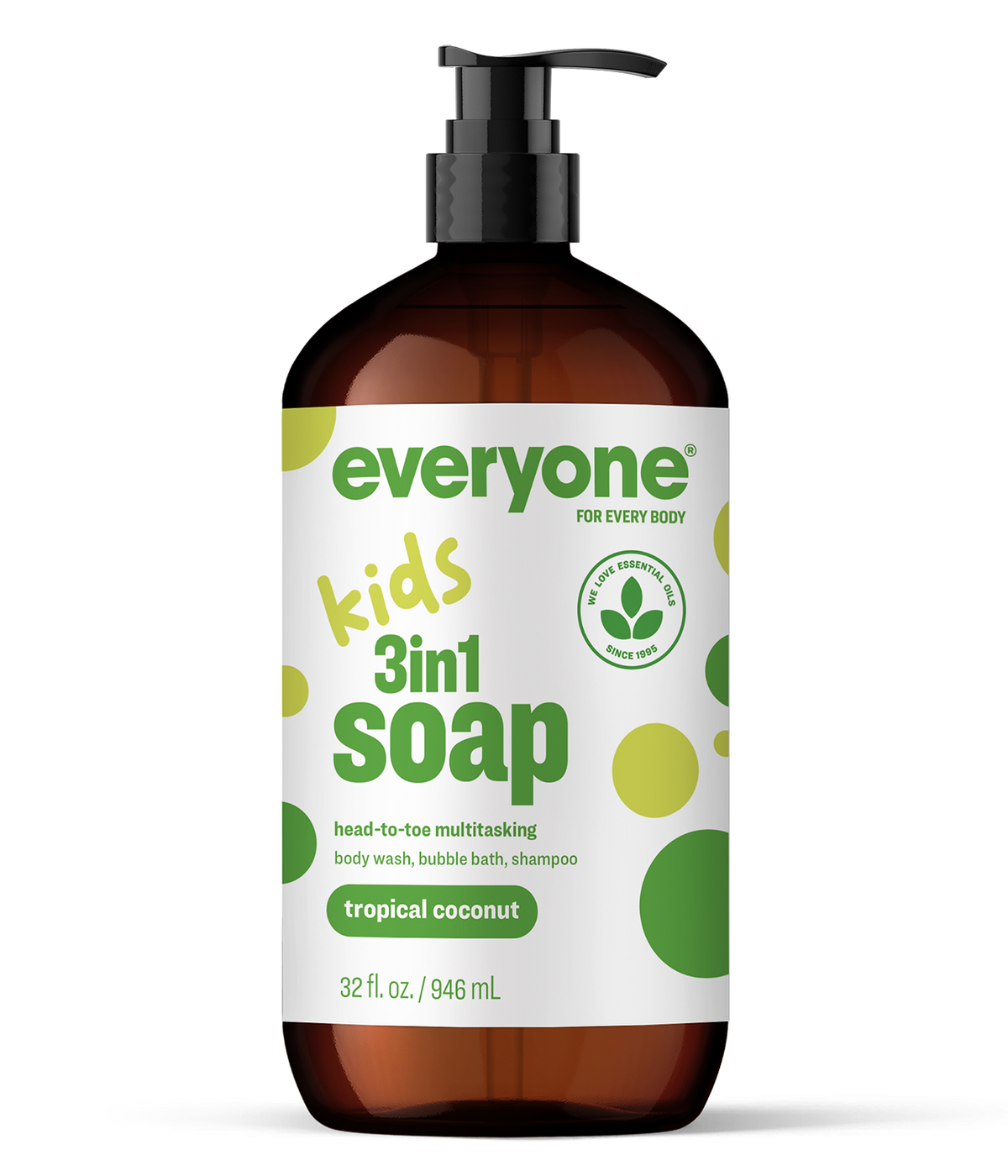EO Products Everyone Tropical Coconut Kids 3in1 Soap - 32 fl oz