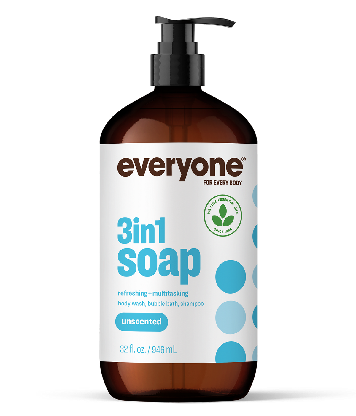 EO Products Everyone Unscented 3in1 Soap - 32 fl oz