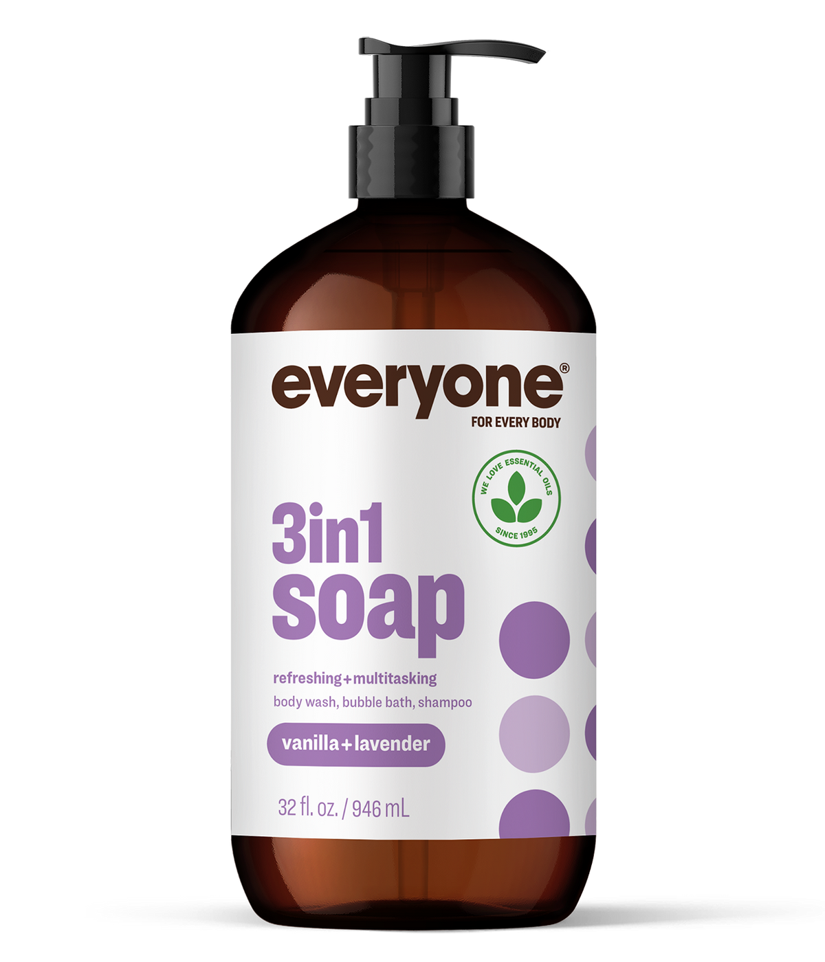 EO Products Everyone Vanilla + Lavender 3in1 Soap - 32 fl oz