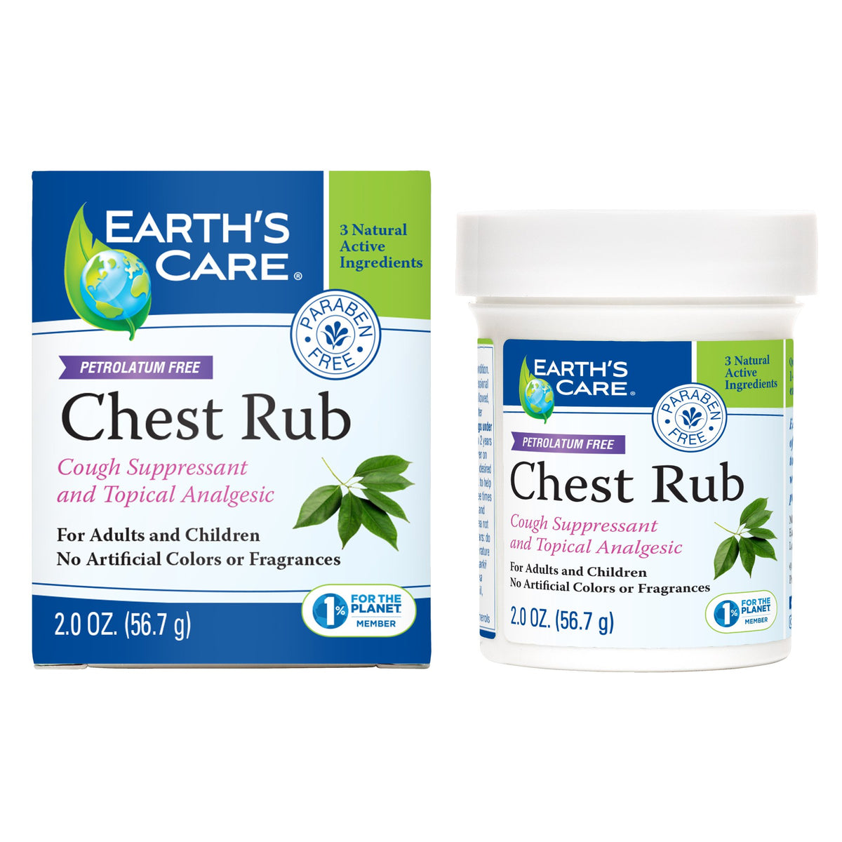 Earth's Care Chest Rub, 2 oz