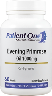 Patient One Evening Primrose 1000 mg 60 Softgels - front product image