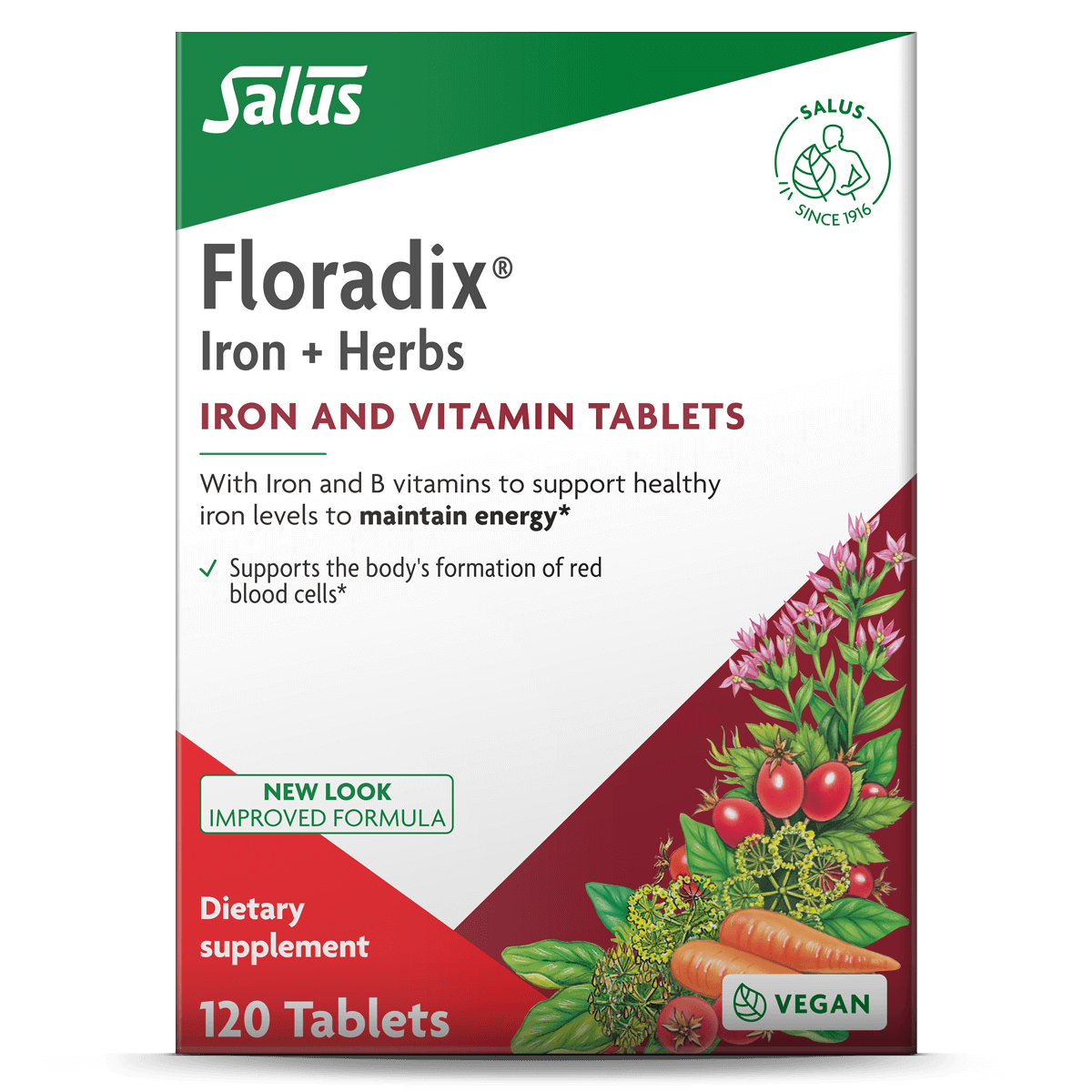 Floradix Iron Tablets - 120 ct - front package image