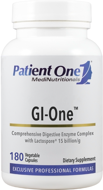Patient One GI-One™ Enzyme Complex 180 Capsules - front product image