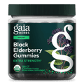 Gaia Herbs Black Elderberry Extra Strength Gummies - 120 ct - front package image