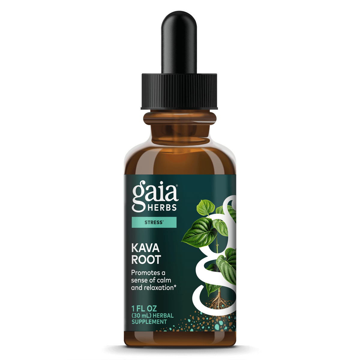 Gaia Herbs Kava 50* - 1 oz - front package image