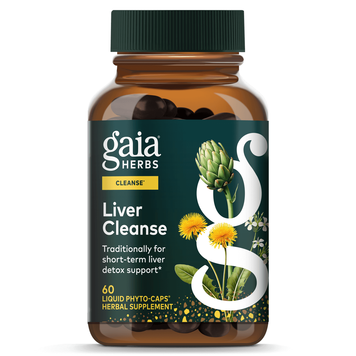 Gaia Herbs Liver Cleanse - 60 ct - front package image