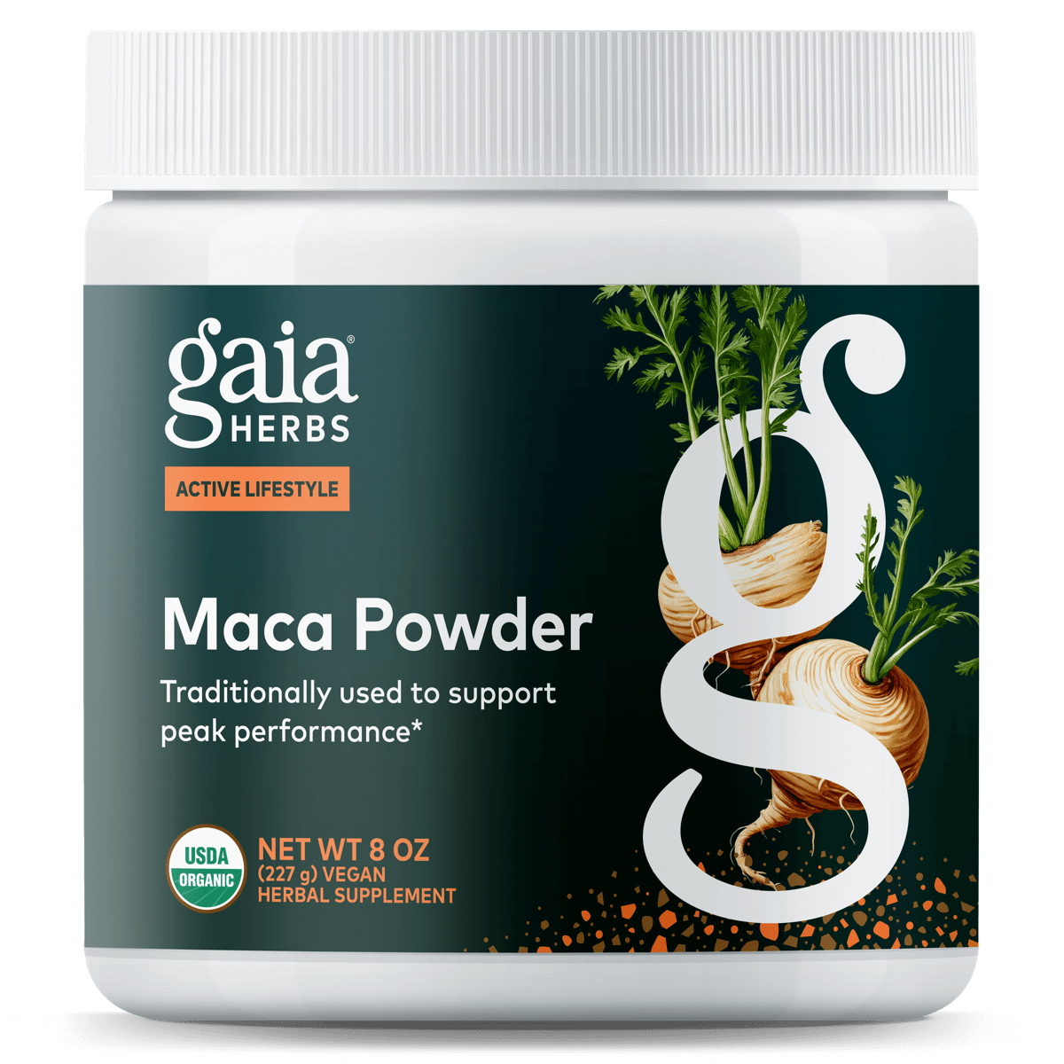 Gaia Herbs Maca Powder - 8 oz - front package image