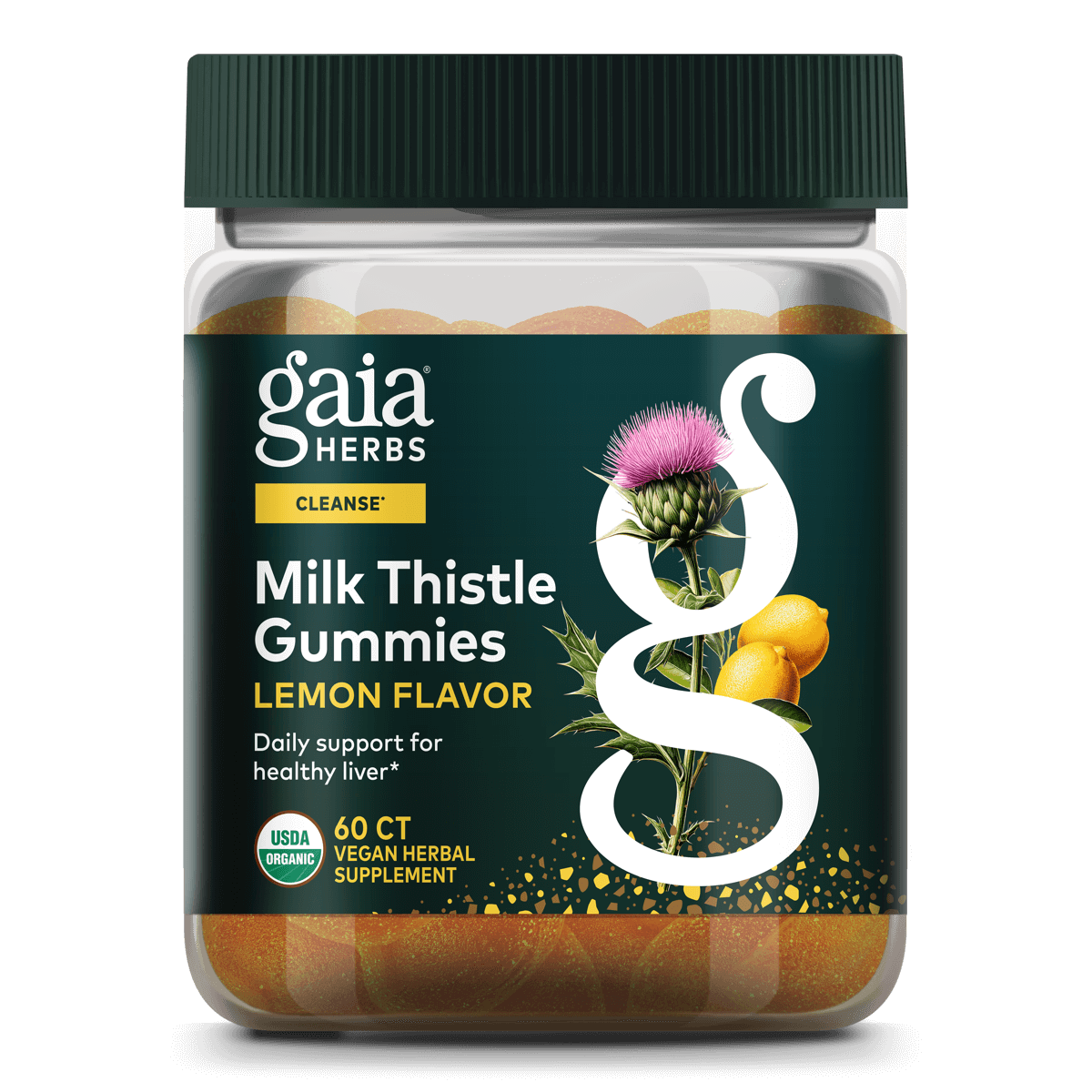 Gaia Herbs Milk Thistle Gummies - 60 ct - front package image