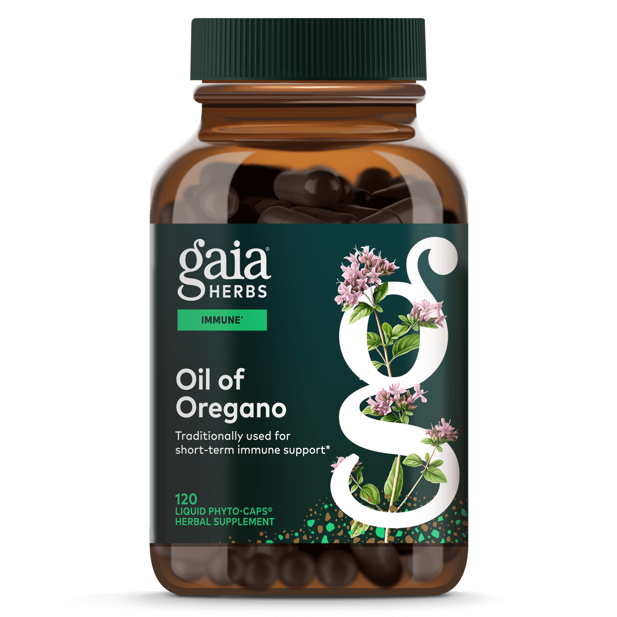 Gaia Herbs Oil of Oregano - 120 ct - front package image
