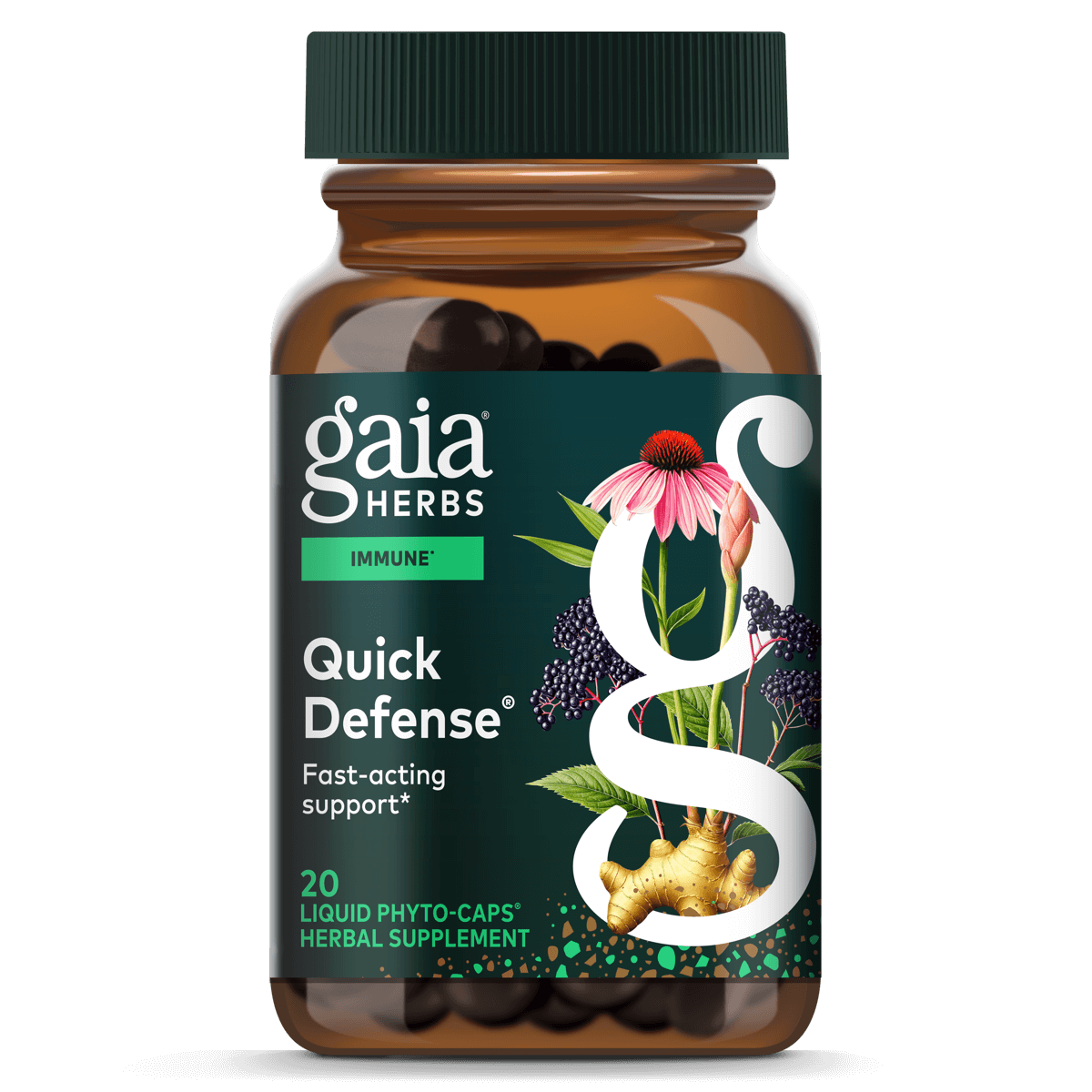 Gaia Herbs Quick Defense® - 20 ct - front package image