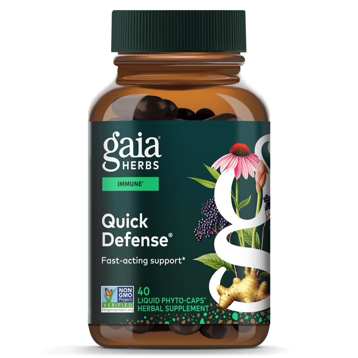 Gaia Herbs Quick Defense® - 40 ct - front package image
