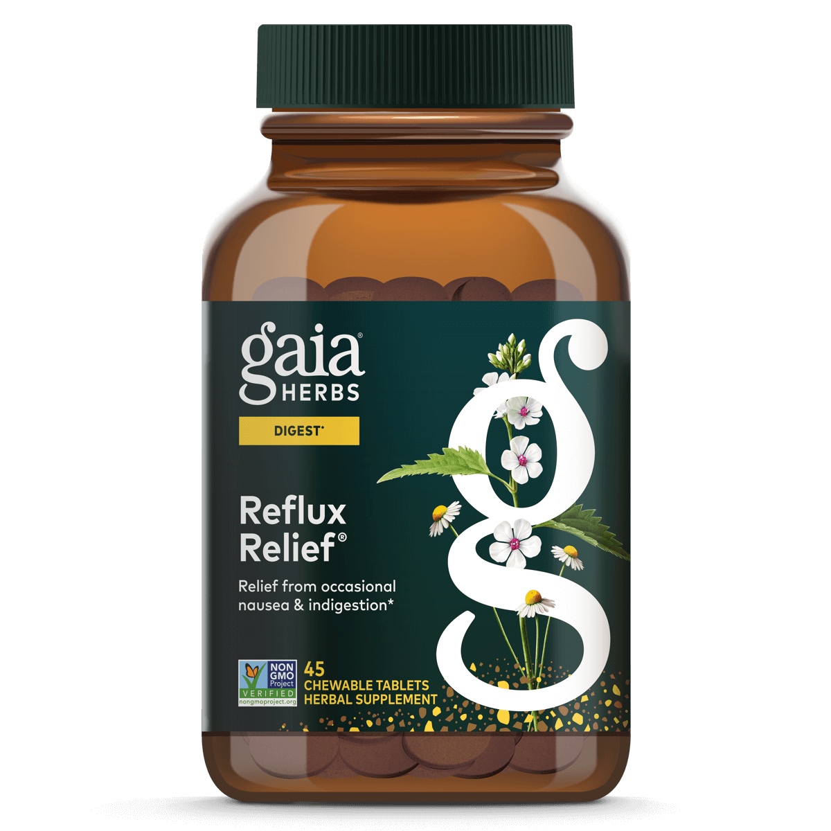 Gaia Herbs Reflux Relief® - 45 ct - front package image
