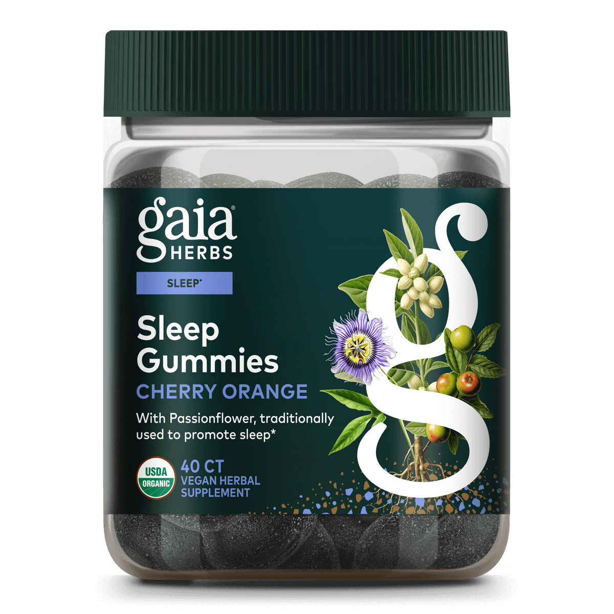 Gaia Herbs Sleep Gummies - 40 ct - front package image