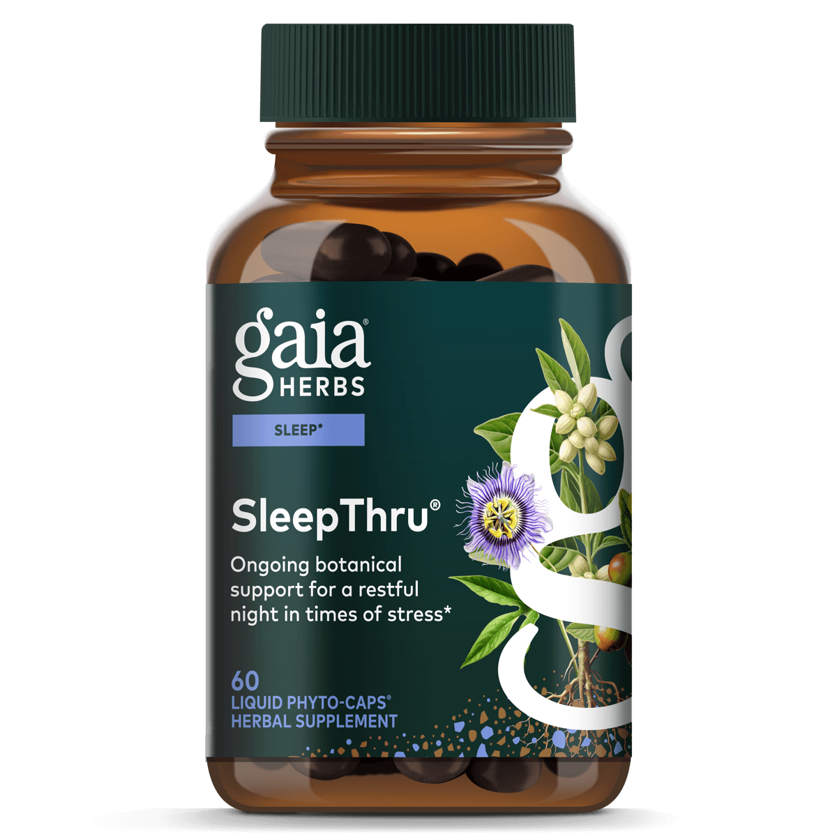 Gaia Herbs SleepThru® - 60 ct - front package image