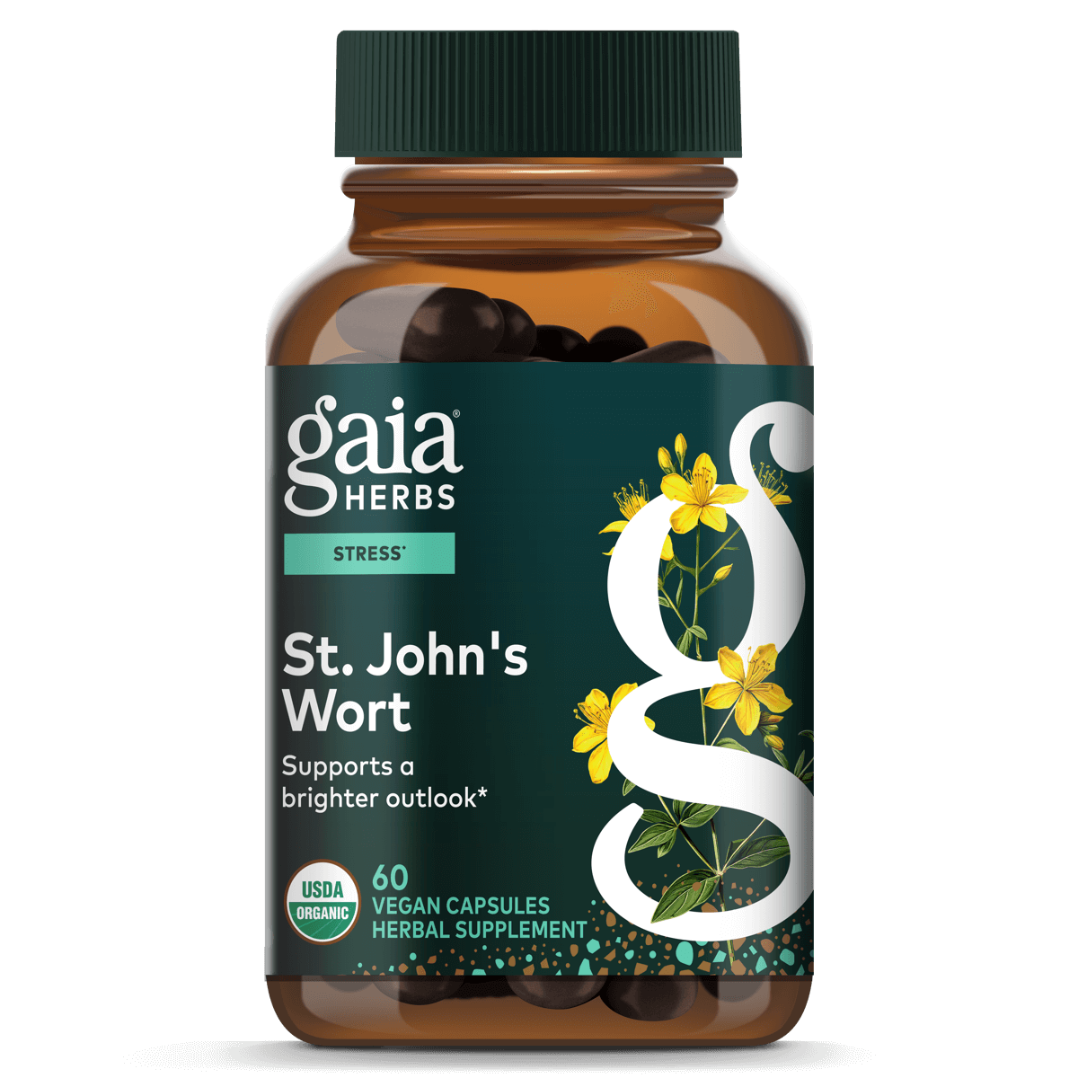 Gaia Herbs St. John's Wort - 60 ct - front package image