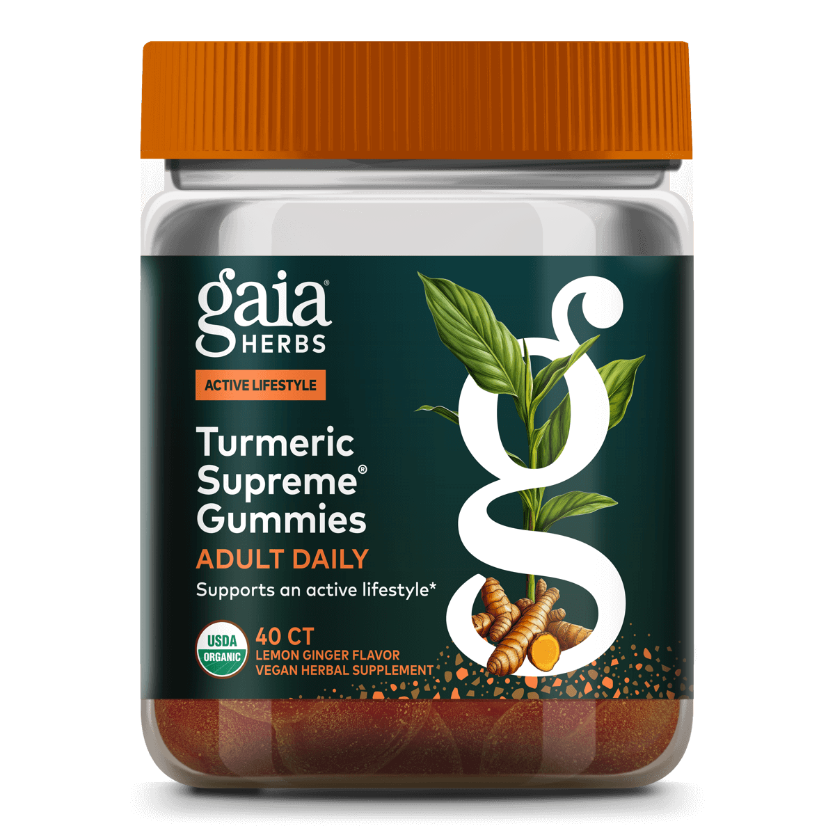 Gaia Herbs Turmeric Supreme® Adult Daily Gummies - 40 ct - front package image