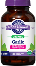 Oregon's Wild Harvest Garlic Organic 180 Capsules front