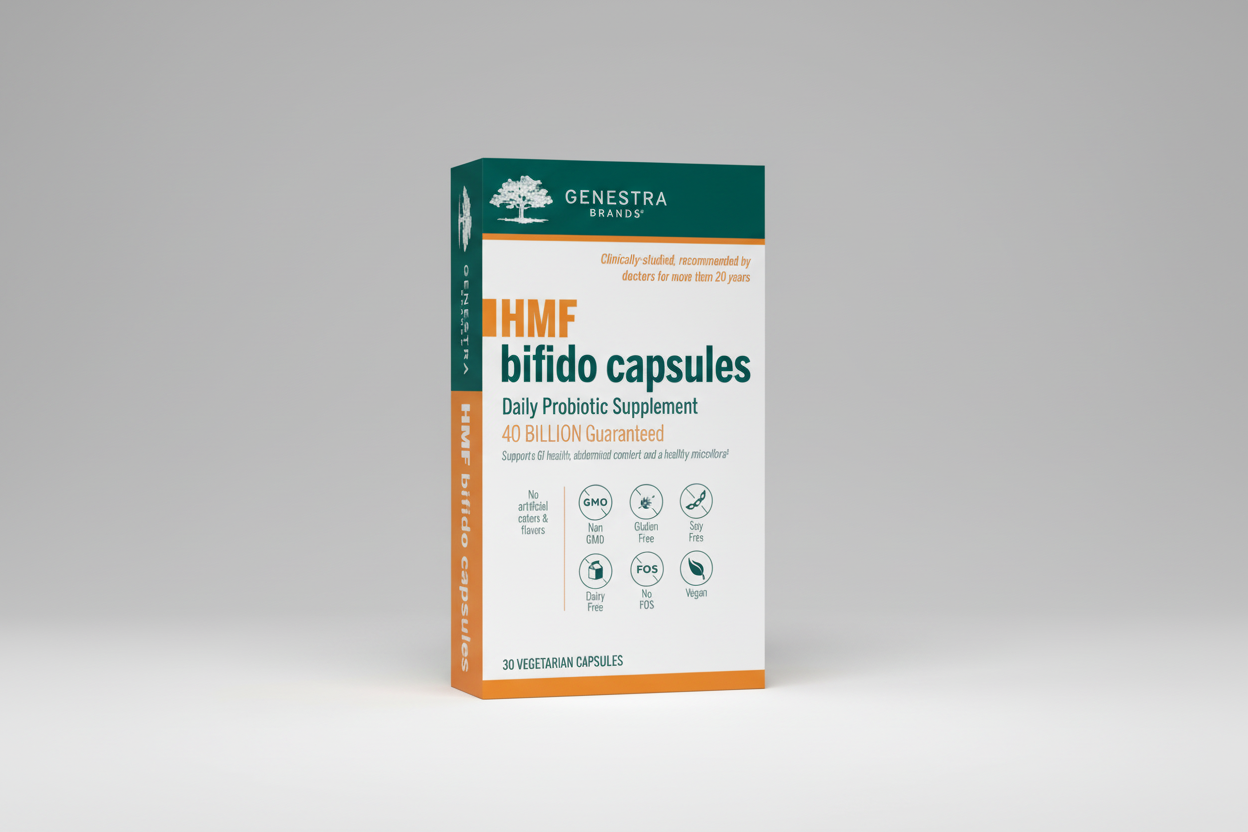 Genestra Brands HMF Bifido Capsules - 30 Vegetarian Capsules