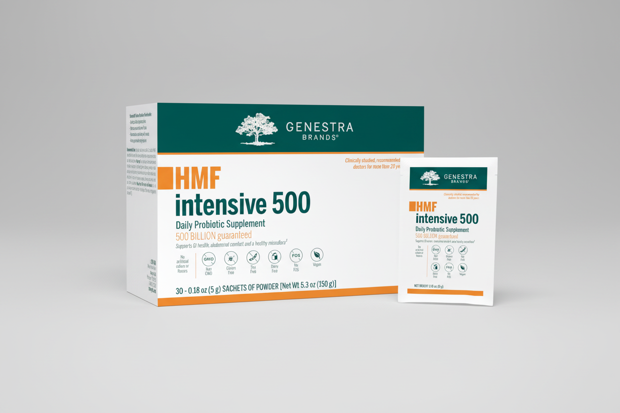 Genestra Brands HMF Intensive 500 - 30 Sachets (0.18 oz / 5 Grams each)